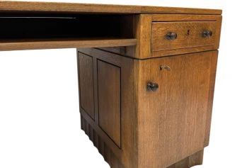Art Deco Amsterdamse School Desk by Hildo Krop for Gebroeders Monsieur Steenwijk